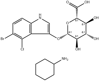 5-溴-4-氯-3-吲哚基-β-D-葡萄糖苷酸環(huán)己銨鹽